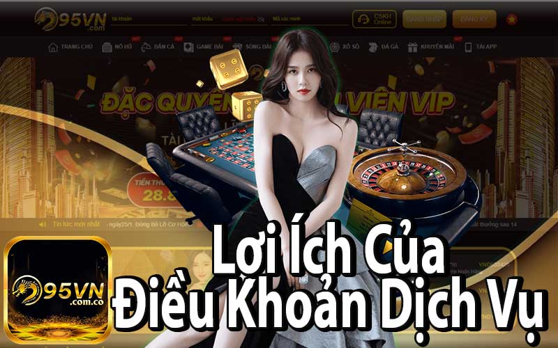 Lợi Ích Của Điều Khoản Dịch Vụ Tại Nhà Cái 95VN